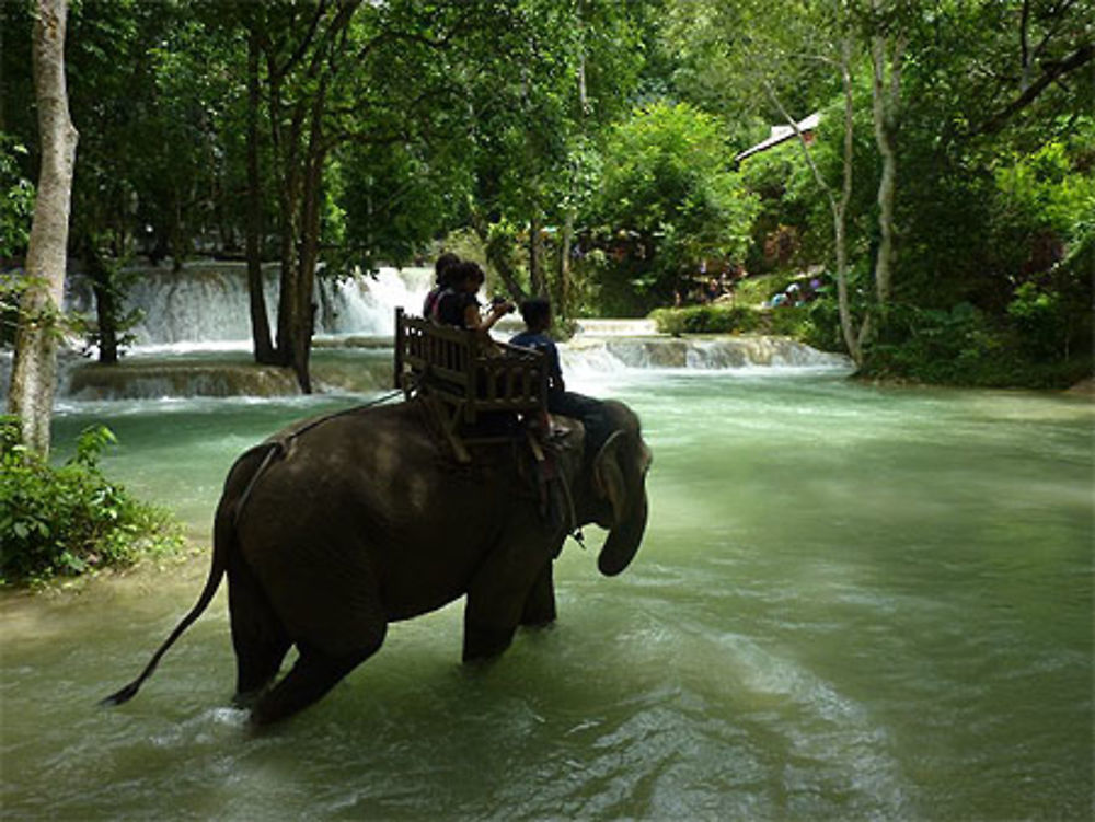 Les chutes de Tat Sae, près de Luang Prabang