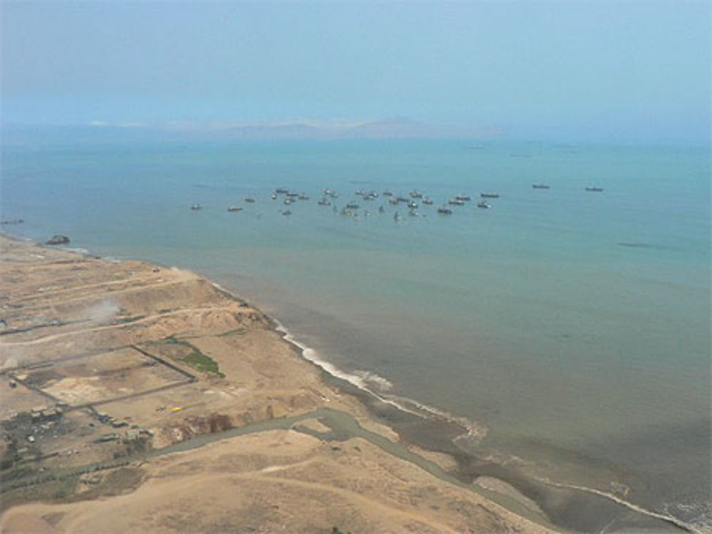 Le port de Callao vu d'avion