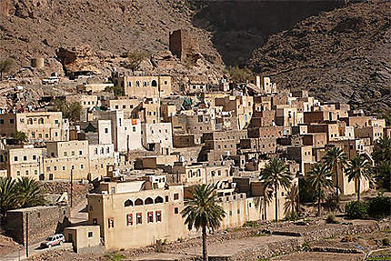 Village dans les montagnes Omanaise 