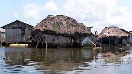 Pauvres cabanes inondées