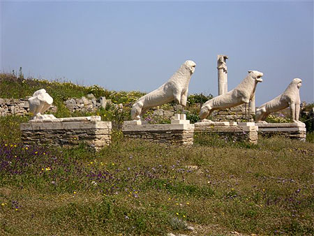 Les lions de Delos Les lions de Delos