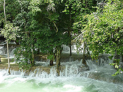 Les chutes de Tat Sae, près de Luang Prabang