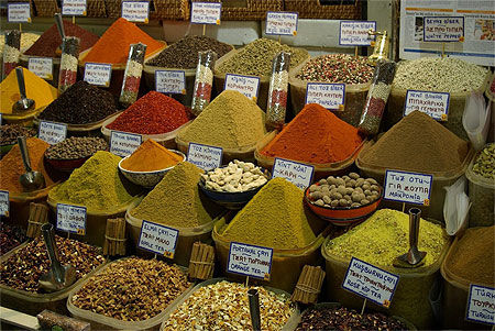 Camaïeu d'épices au Bazar Egyptien