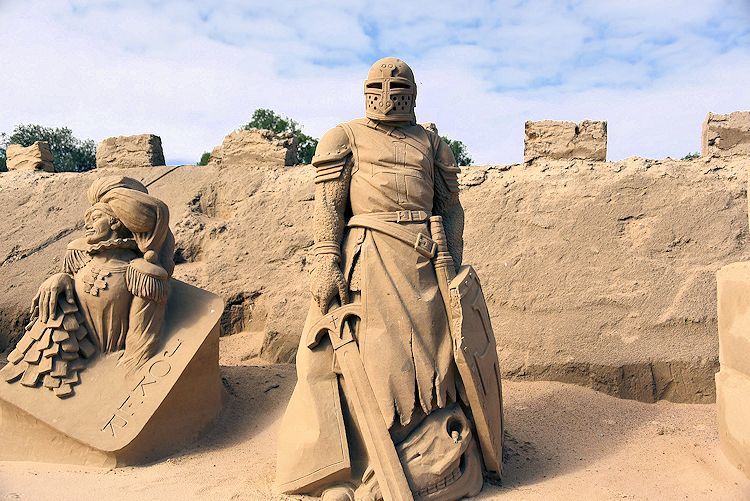 Sculptures de sable