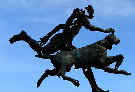 Statue sur la Digue à La Panne Statue sur la Digue à La Panne