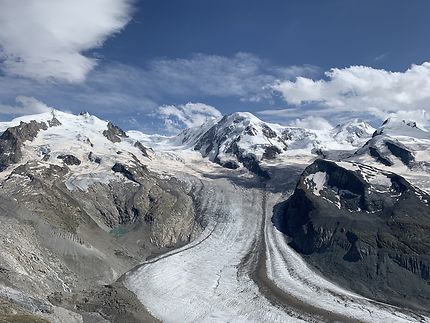 Glacier depuis le Gornergrat 