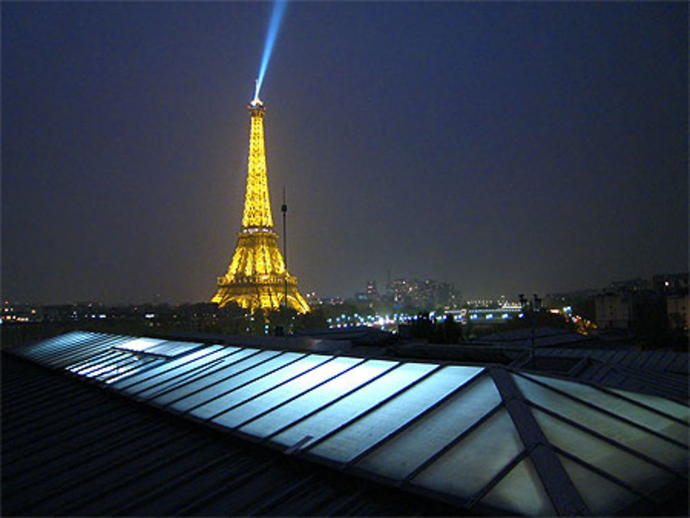 Sur le toit du palais de Tokyo