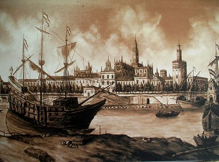 Séville historique (gravure) 