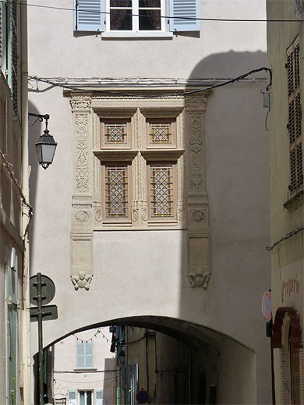 Détail maison médiévale