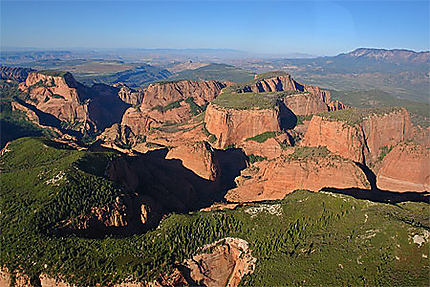 Kolob canyon vu d'avion