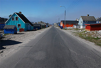 Une rue à Ilulissat