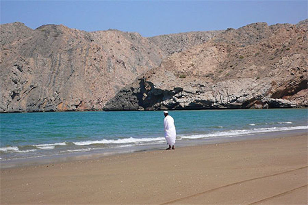 Plage au sud de Mascate 