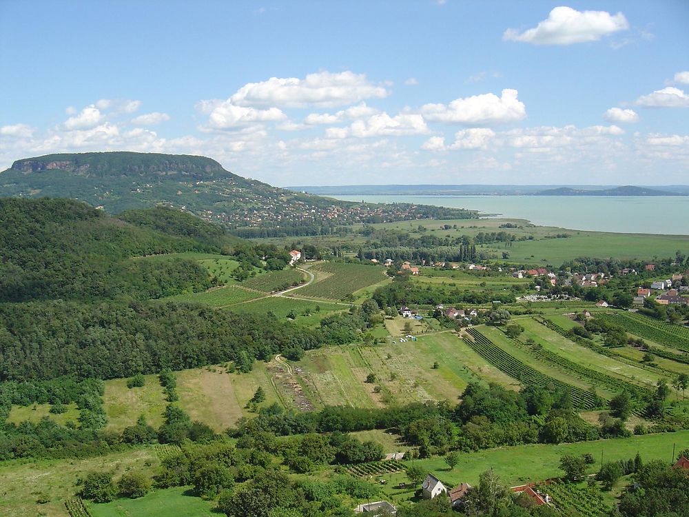 Lac Balaton depuis Szigliget