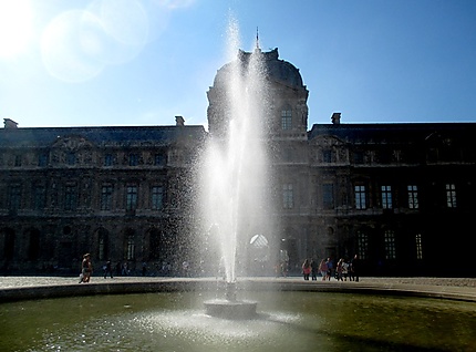 Fontaine musée du Louvre