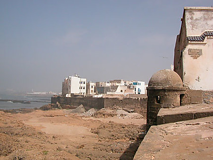 vue du rempart sur Essaouira