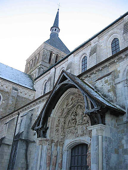 Abbaye de St Benoit l'hiver
