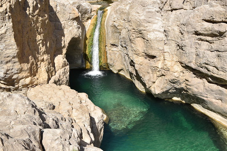 Un des nombreux wadi d'Oman : Cascades : Fleuve : Wahdi Beni Khaled