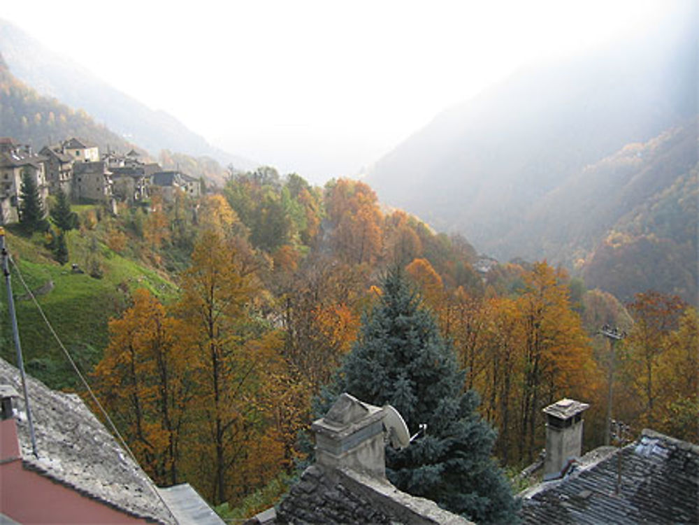 Soleil d'automne à Crana