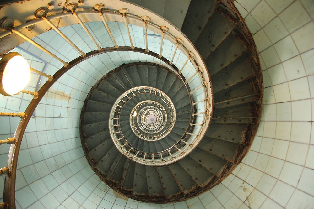 Escalier du Phare de La Coubre