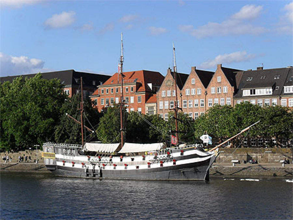 Dans le port de Brême