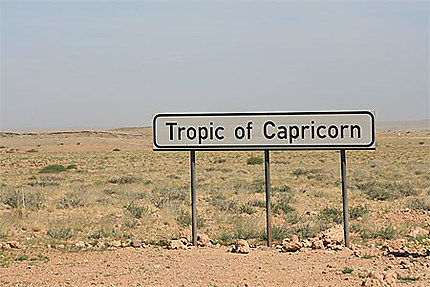 Tropique du capricorne en Namibie