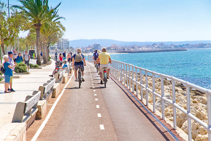 Palma de Majorque maritime à vélo 