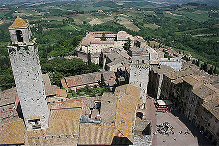 La ville de San Gimignano