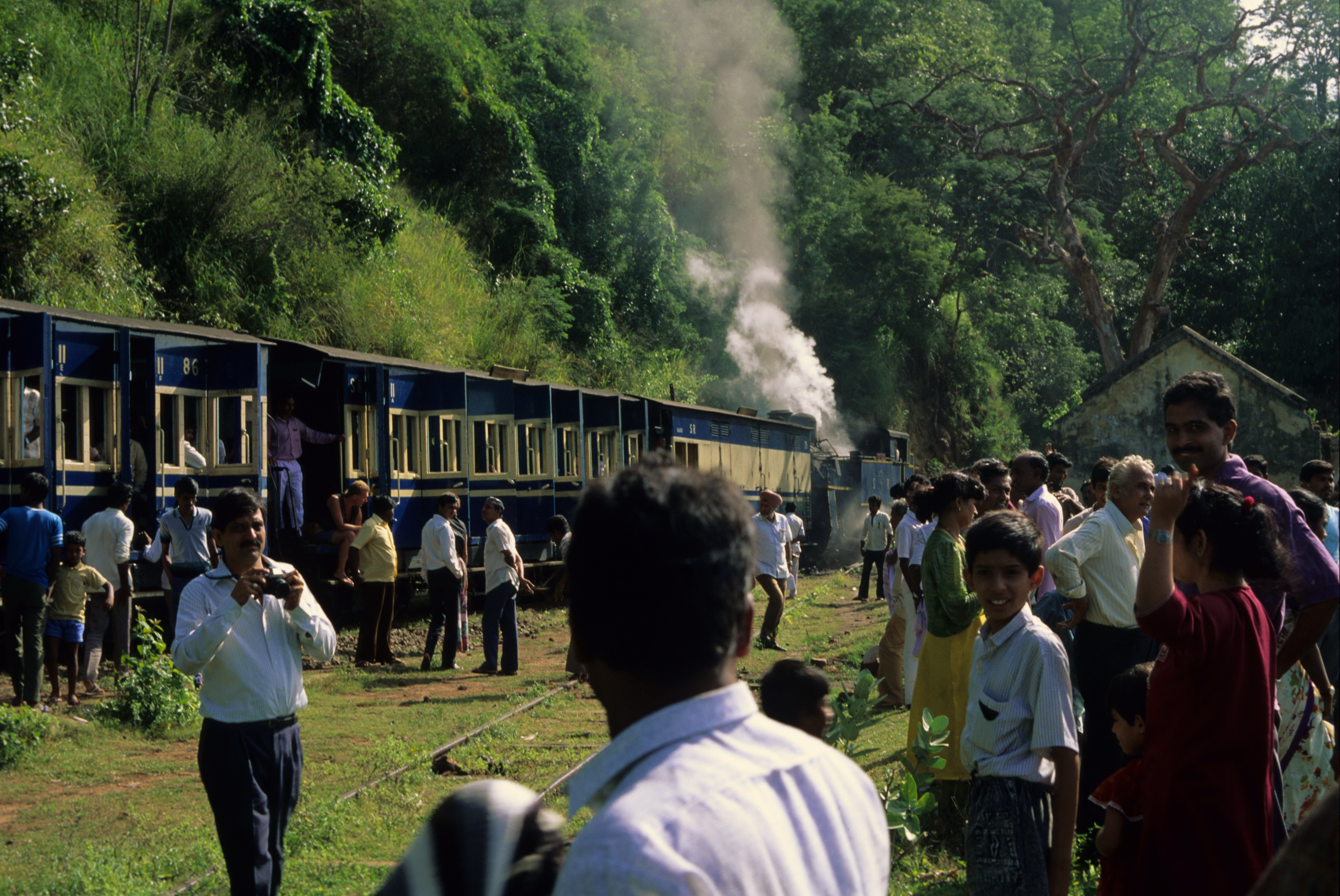 Arrêt du train pour Ooty Arrêt du train pour Ooty