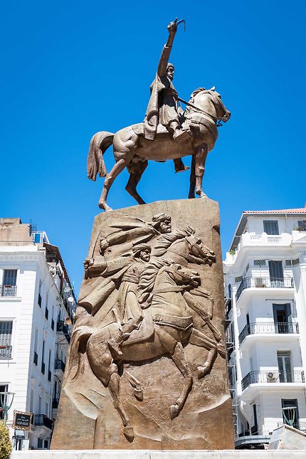 Alger - Statue de l'Emir Abdelkader