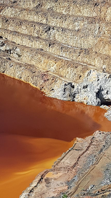 La mine du Rio Tinto dans la province de Huelva