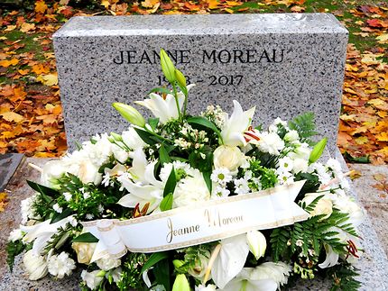 Tombe de Jeanne Moreau à Montmartre