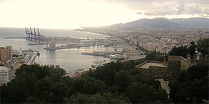 Vue de Malaga