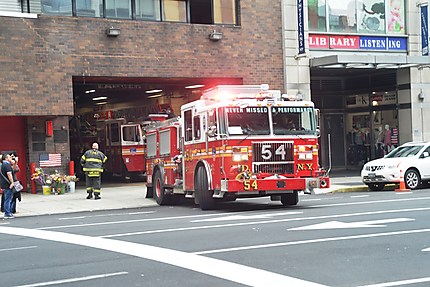 Pompiers à Manhattan