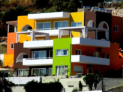 Immeuble coloré