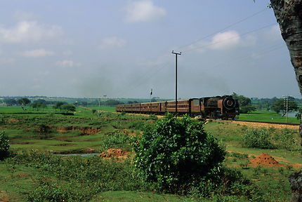 Train entre Mysore et Hassan