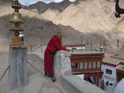 Sourire de moine dans le Ladakh