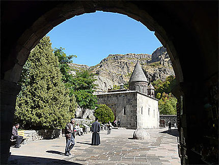 L'entrée du monastère de Guéghard