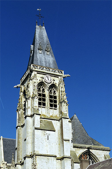 Tour-clocher, église St-Antoine, Conty Tour-clocher, église St-Antoine, Conty