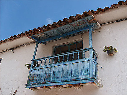 Terrasse dans le quartier de San Blas