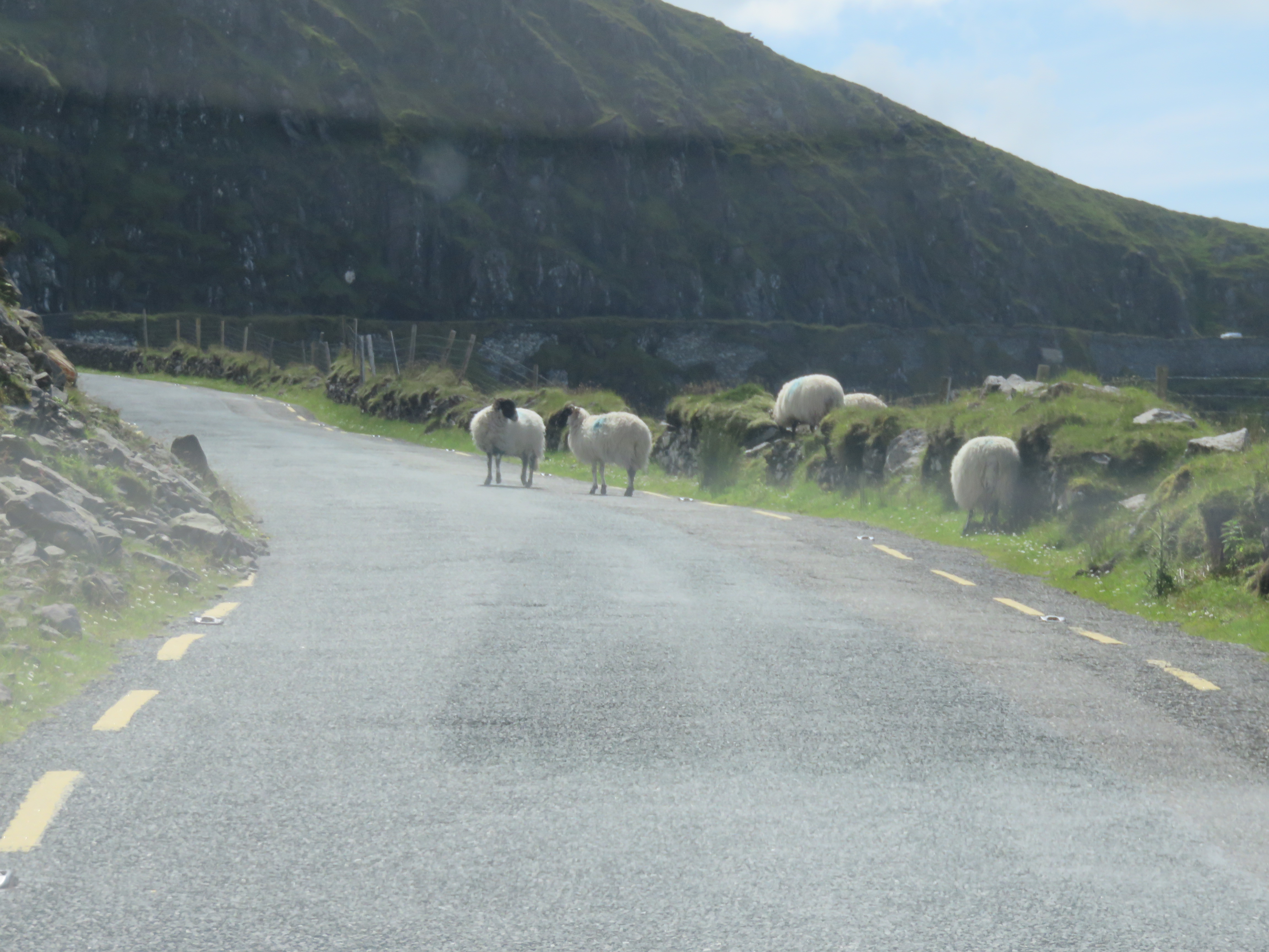 Rencontres irlandaises à Connor Pass, Irlande Rencontres irlandaises à Connor Pass, Irlande