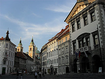 Au centre de Ljubljana