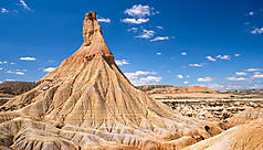 Les Bardenas Reales, un d&eacute;sert en Espagne