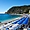 La plage du littoral de Monterosso Al Mare