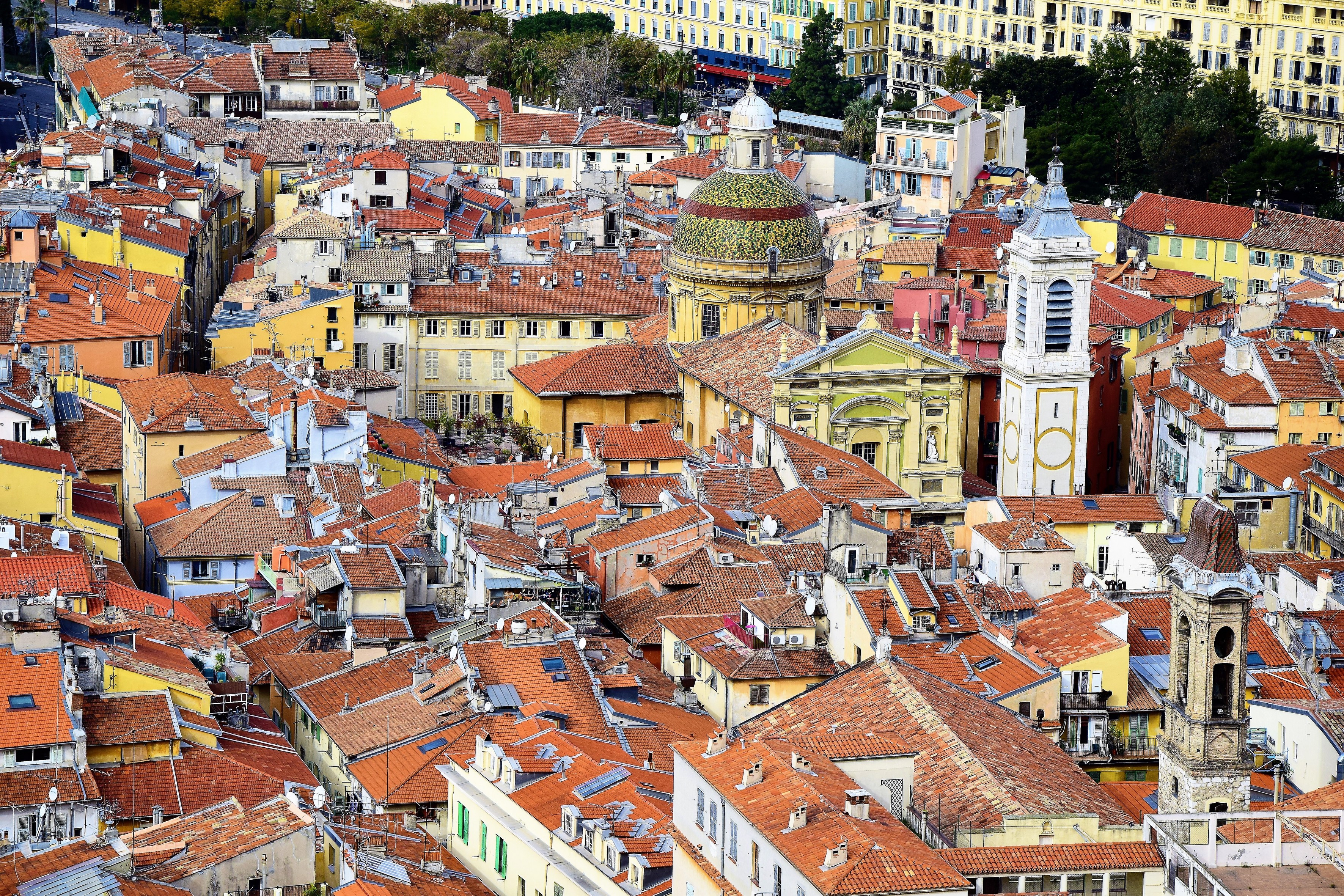 Le vieux Nice vu d'en haut Le vieux Nice vu d'en haut