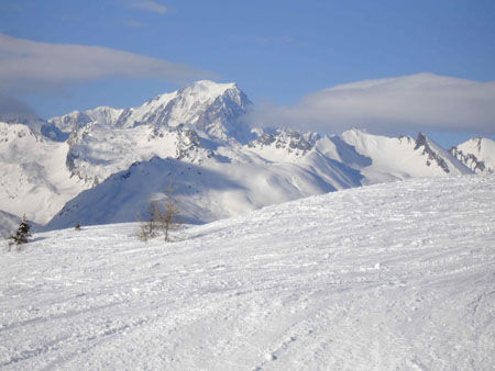 Mont-Blanc vu des Arcs 1800