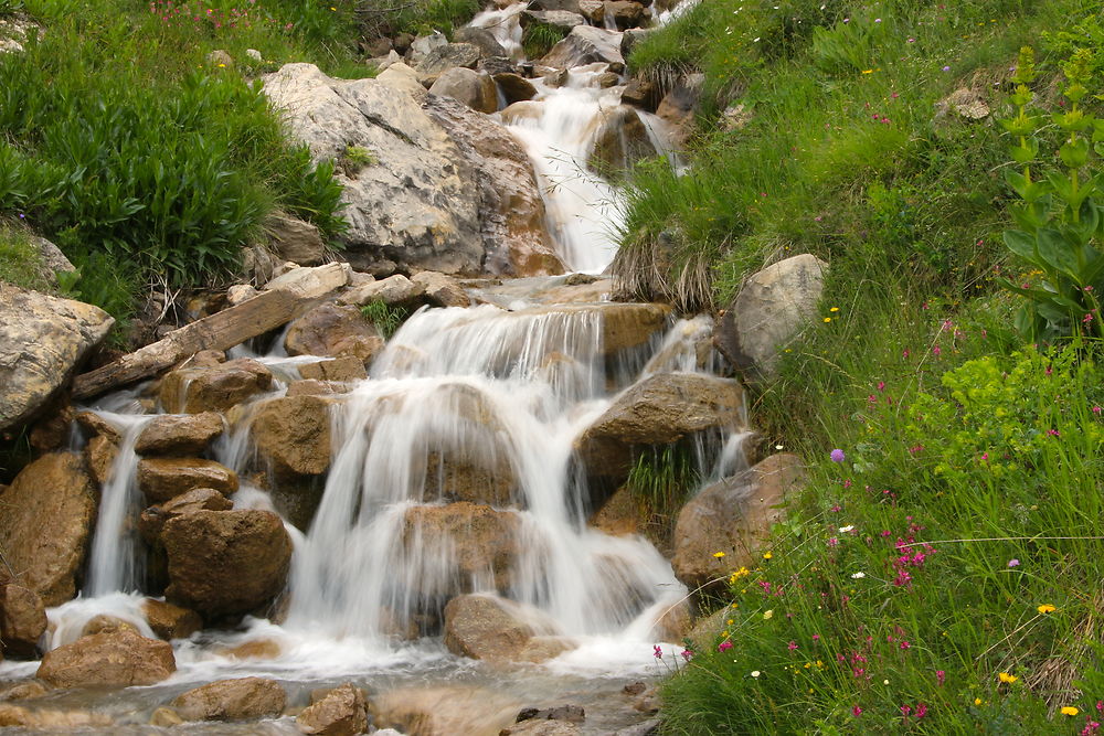 Cascade à Orcières 1850