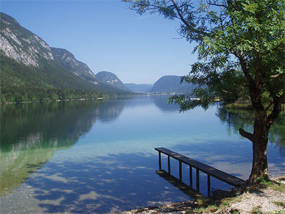 Le lac de Bohinj