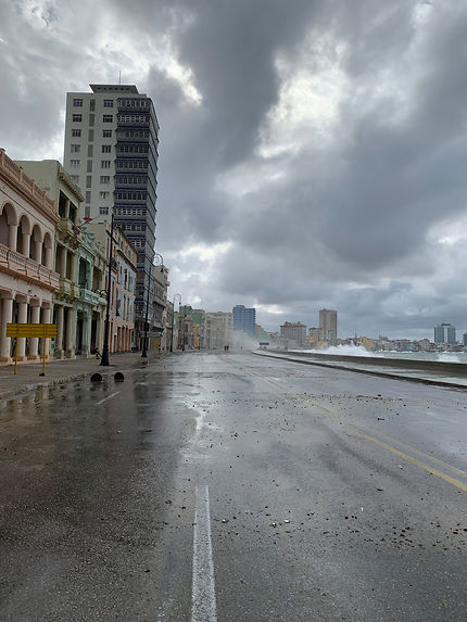 Quand le Malecón s’arrete de vivre...