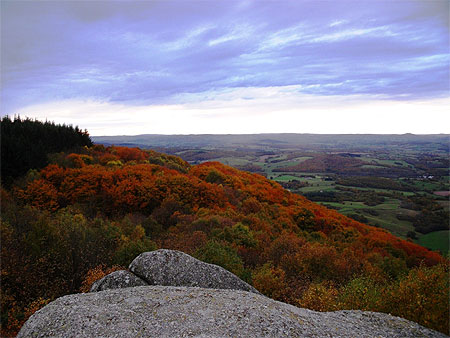 Le panorama d'Uchon en automne Le panorama d'Uchon en automne