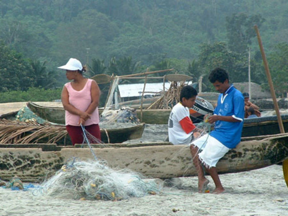 Le départ pour la pêche